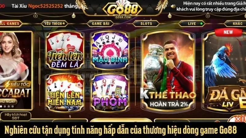 Dòng game Go88 bài đổi thưởng truyền thống được ưa chuộng