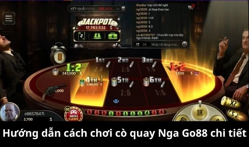Hướng dẫn cách chơi cò quay Nga Go88 chi tiết